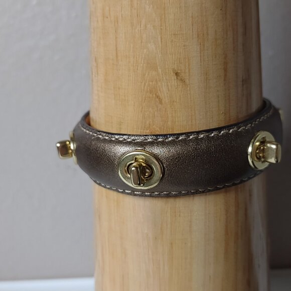 7.75 Inch Coach Turnlock Bangle - Picture 3 of 11